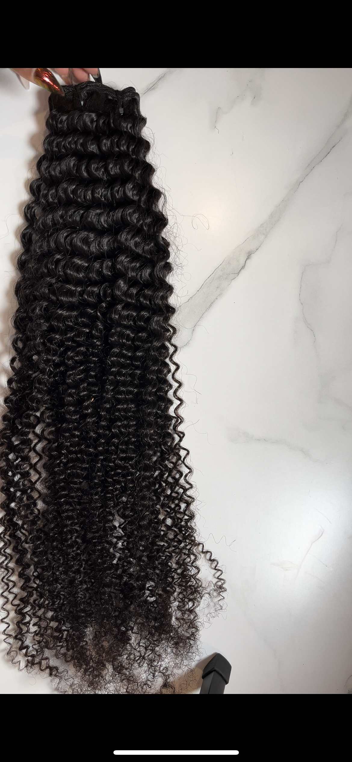 Mahogany Kinky Curly Human Hair Bundles